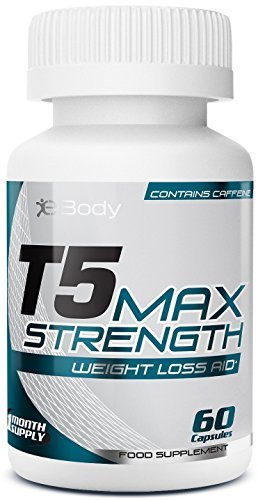 T5 FAT BURNERS Max Strength | Best Slimming Diet Pills Super Strong | T5s Weight Loss Tablets (60 Capsules)