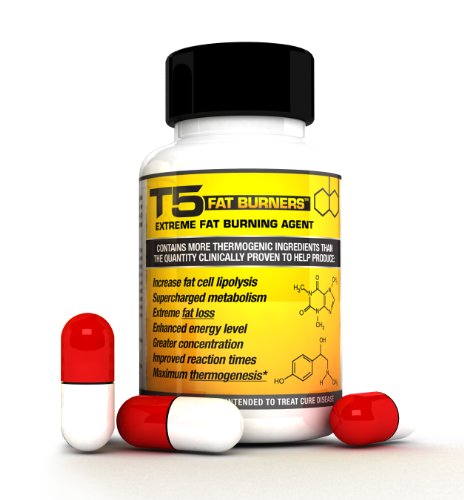 T5 Fat Burners : Scientifically Backed Diet / Weight Loss Pills (1 Month Supply)